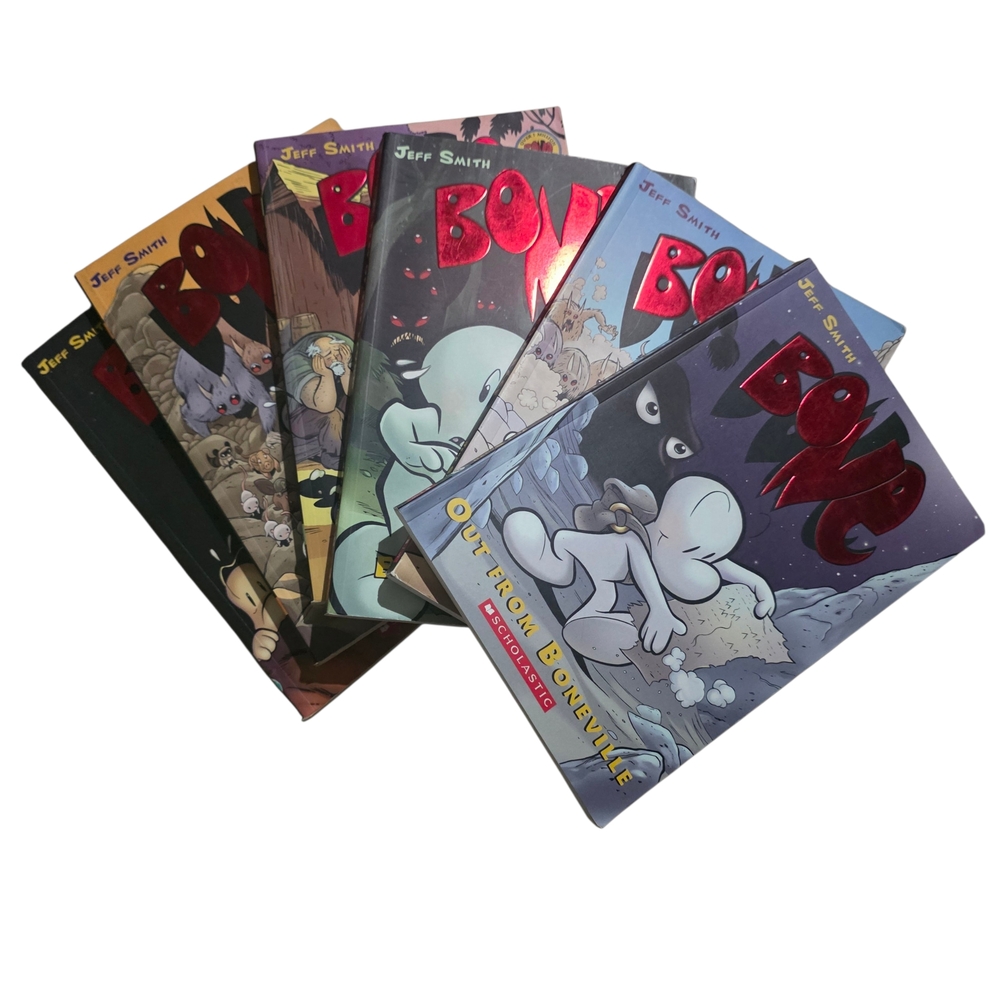 Bone Graphic Novel Collection Book 1-6 By Jeff Smith